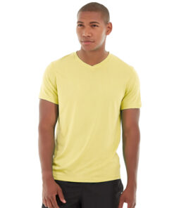 Atomic Endurance Running Tee (V-neck)-M-Yellow