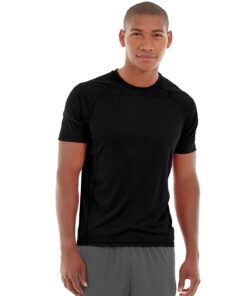 Atomic Endurance Running Tee (Crew-Neck)-M-Black
