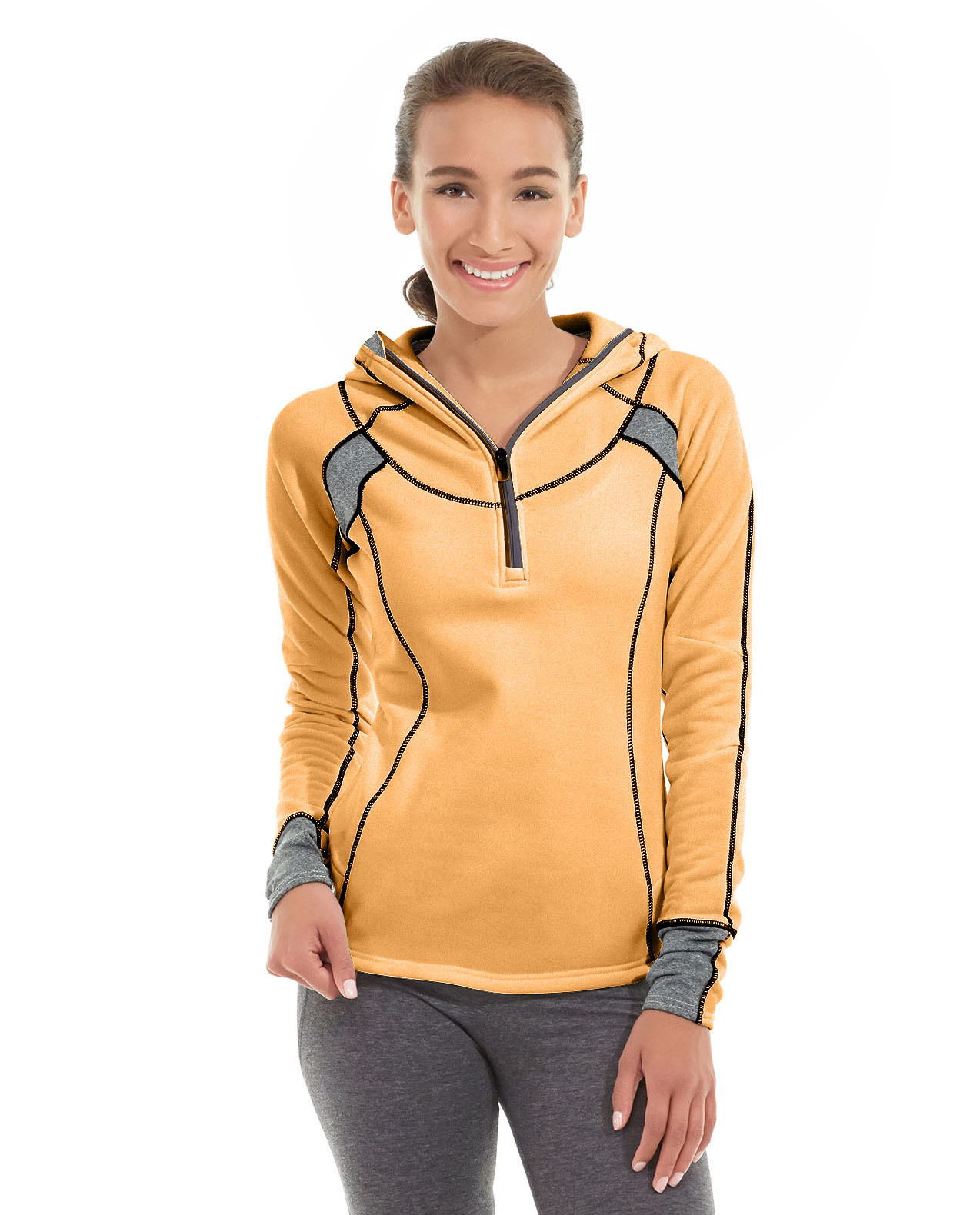 Cassia Funnel Sweatshirt-L-Orange