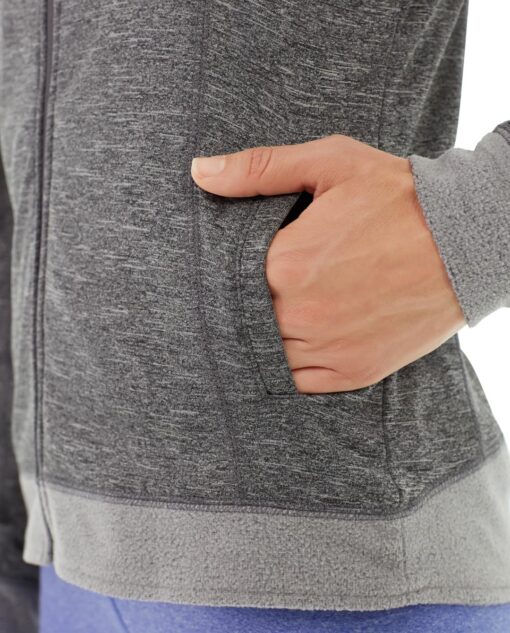 Helena Hooded Fleece-XL-Gray - Image 2