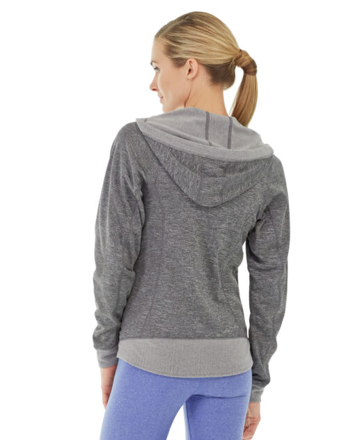 Helena Hooded Fleece-XL-Gray - Image 3