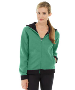 Circe Hooded Ice Fleece-L-Green