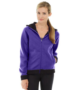 Circe Hooded Ice Fleece-L-Purple