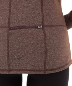 Alternative view of Riona Full Zip Jacket-L-Brown
