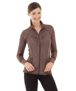 Riona Full Zip Jacket-L-Brown