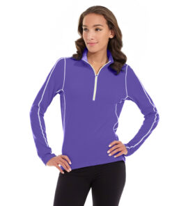 Olivia 1/4 Zip Light Jacket-L-Purple