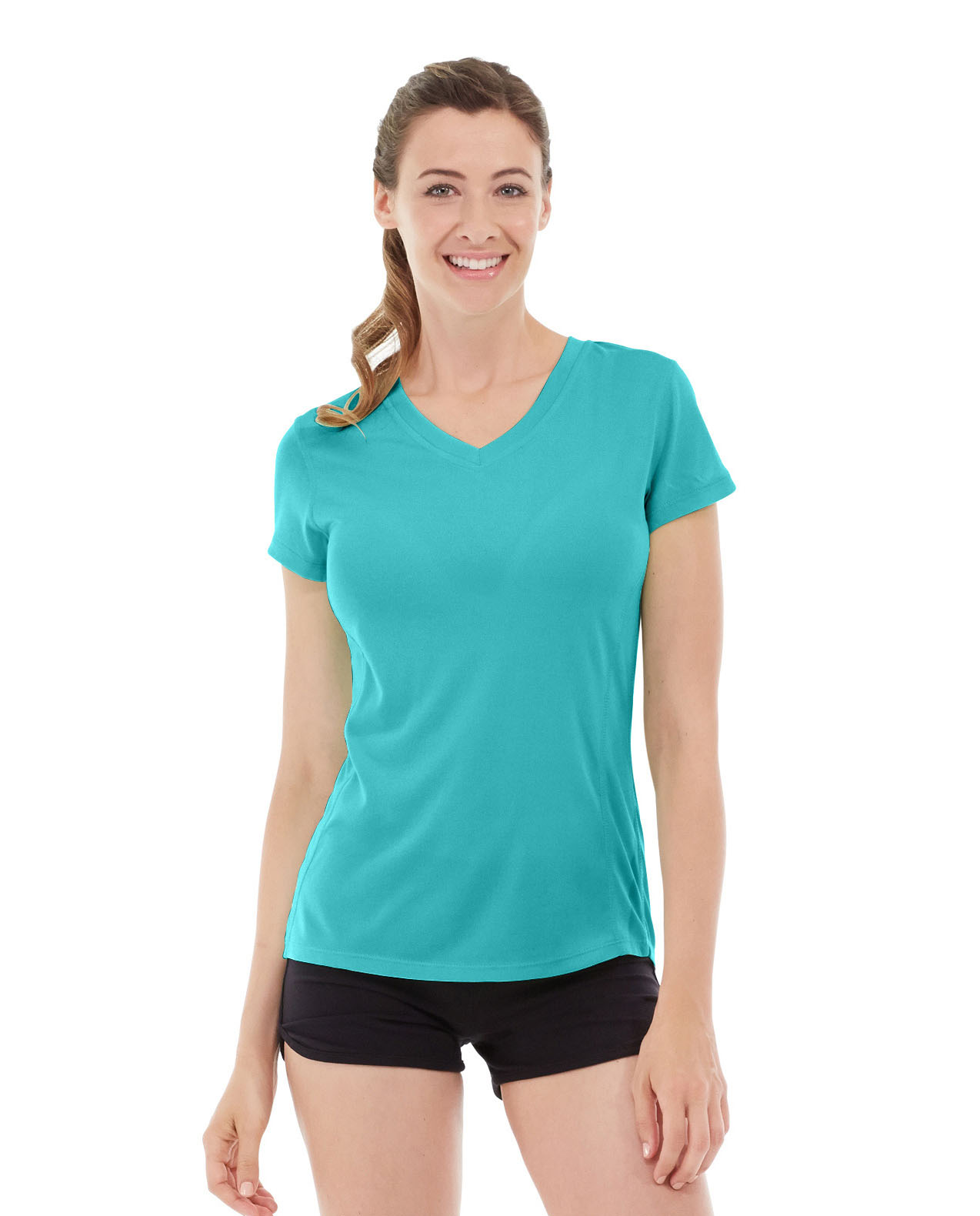 Gabrielle Micro Sleeve Top-XS-Blue