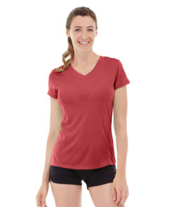 Gabrielle Micro Sleeve Top-XS-Red