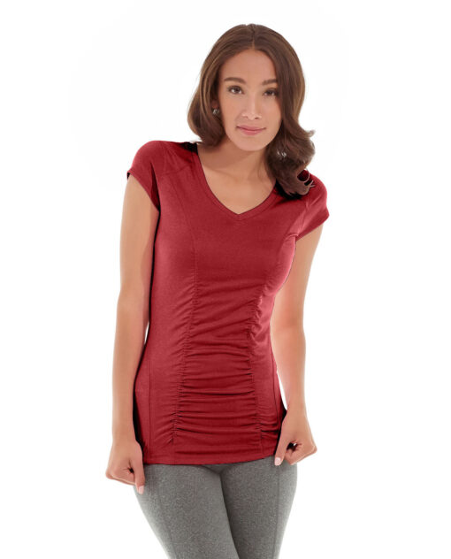 Iris Workout Top-XS-Red