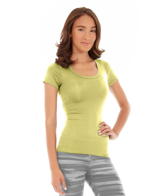 Desiree Fitness Tee-XL-Yellow