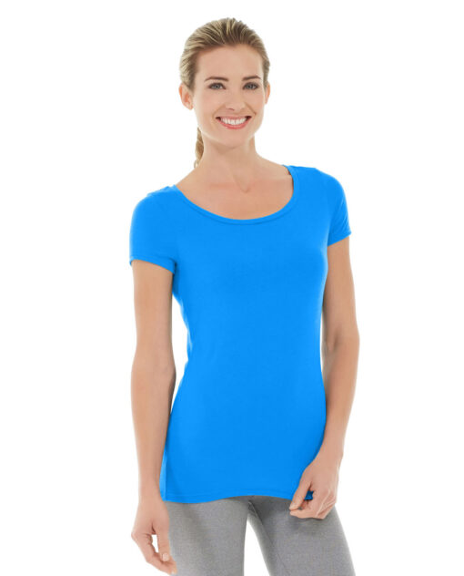 Tiffany Fitness Tee-M-Blue