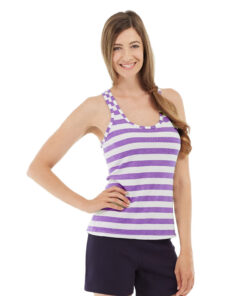 Nona Fitness Tank-L-Purple