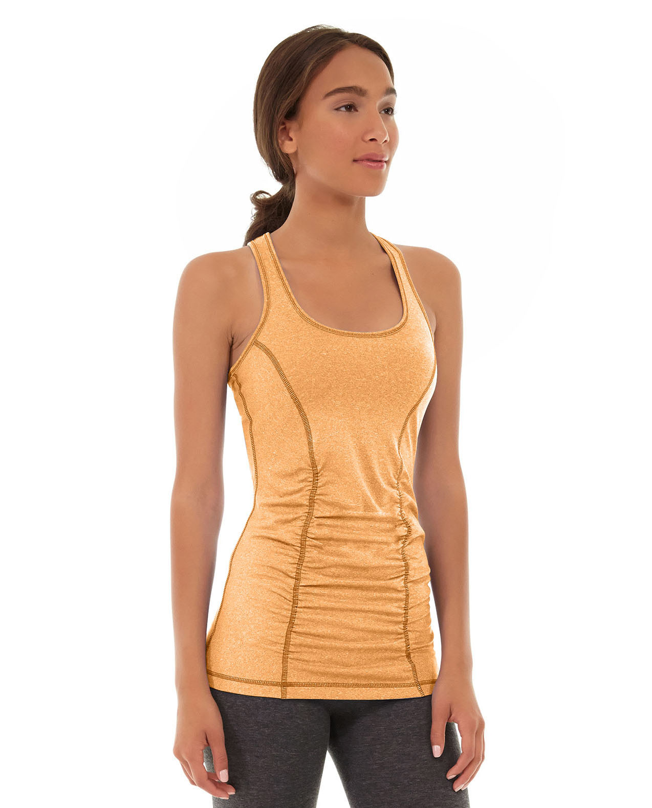 Leah Yoga Top-L-Orange