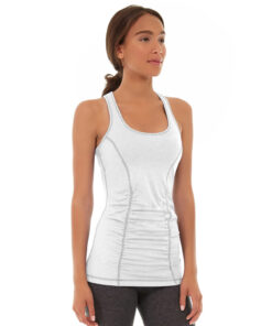 Leah Yoga Top-L-White